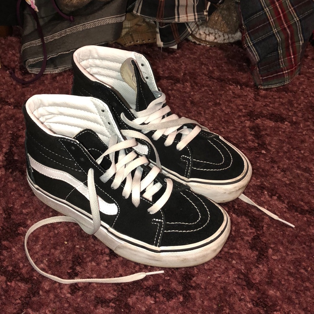Platform sk8 hi vans